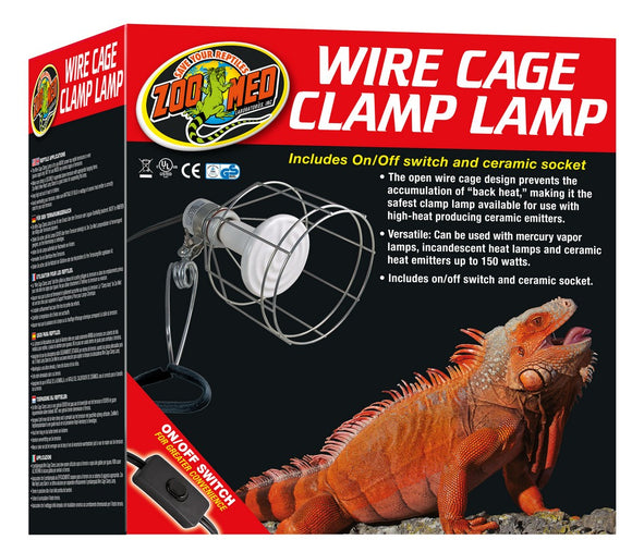 Zoo Med Wire Cage Clamp Lamp for Reptiles