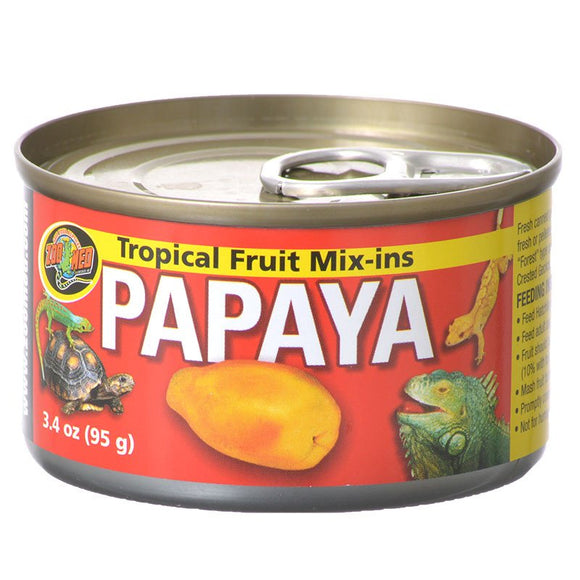 Zoo Med Tropical Fruit Mix-Ins Reptile Food Papaya