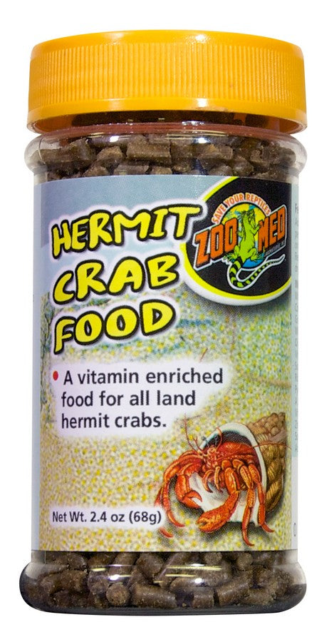 Zoo Med Hermit Crab Food Vitamin Enriched for All Land Hermit Crabs