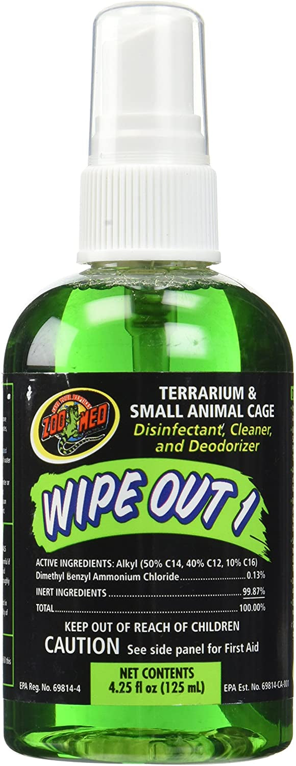 Zoo Med Wipe Out 1 Terrarium Cleaner, Disinfectant and Deodorizer