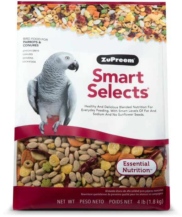 ZuPreem Smart Selects Bird Food for Parrots and Conures