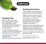 ZuPreem FruitBlend Flavor with Natural Flavors Bird Food for Parrots and Conures