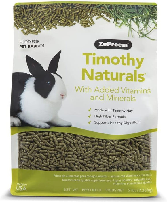 ZuPreem Timothy Naturals with Added Vitamins and Minerals Rabbit Food