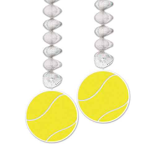 Beistle Tennis Ball Danglers | Party Supply | Decoration