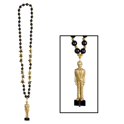 Beistle Beads w/Awards Night Statuette | Party Supply | Decoration