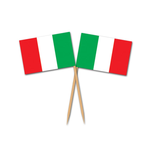 Beistle Italian Flag Picks | Party Supply | Decoration