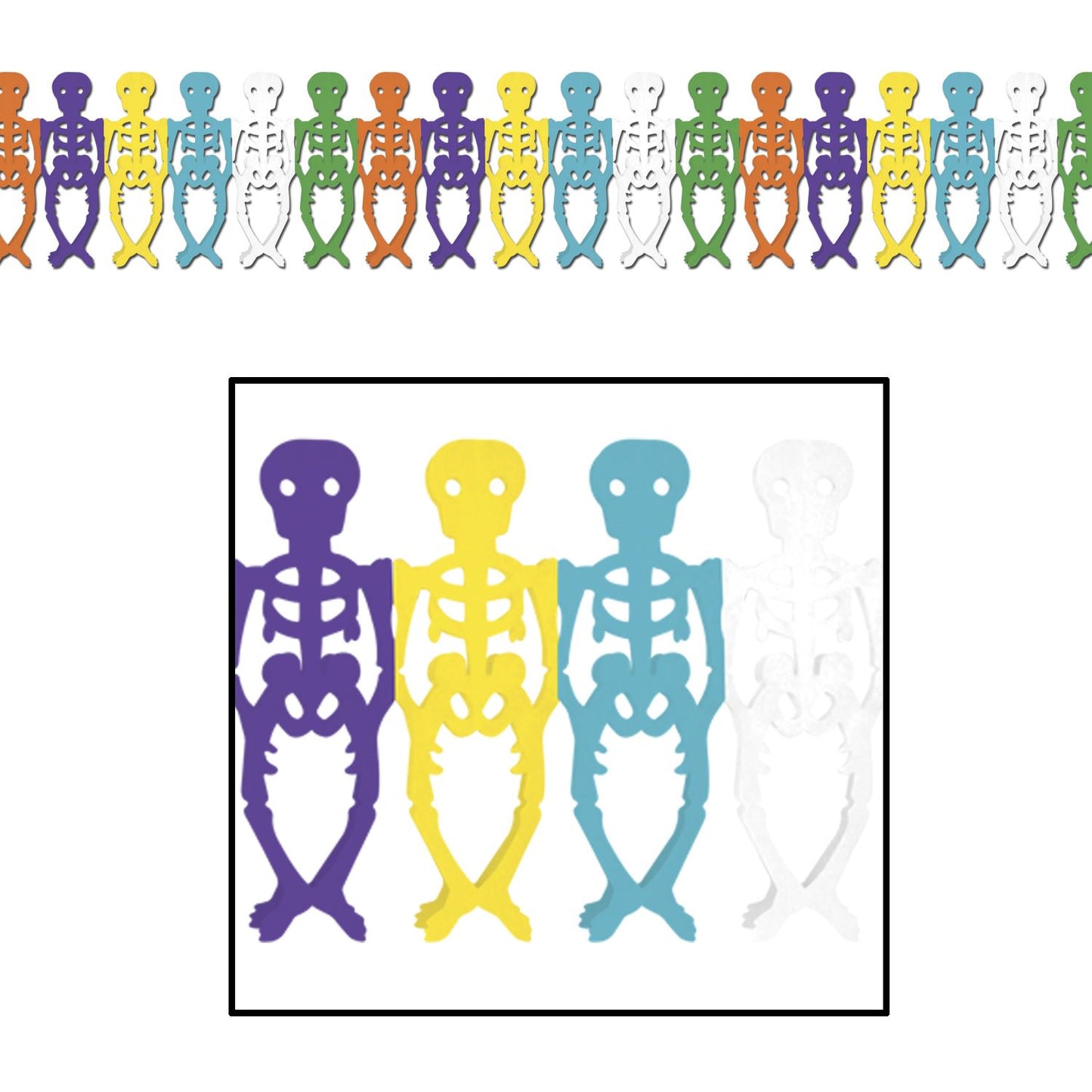 Beistle Day Of The Dead Tissue Garland | Party Supply | Decoration