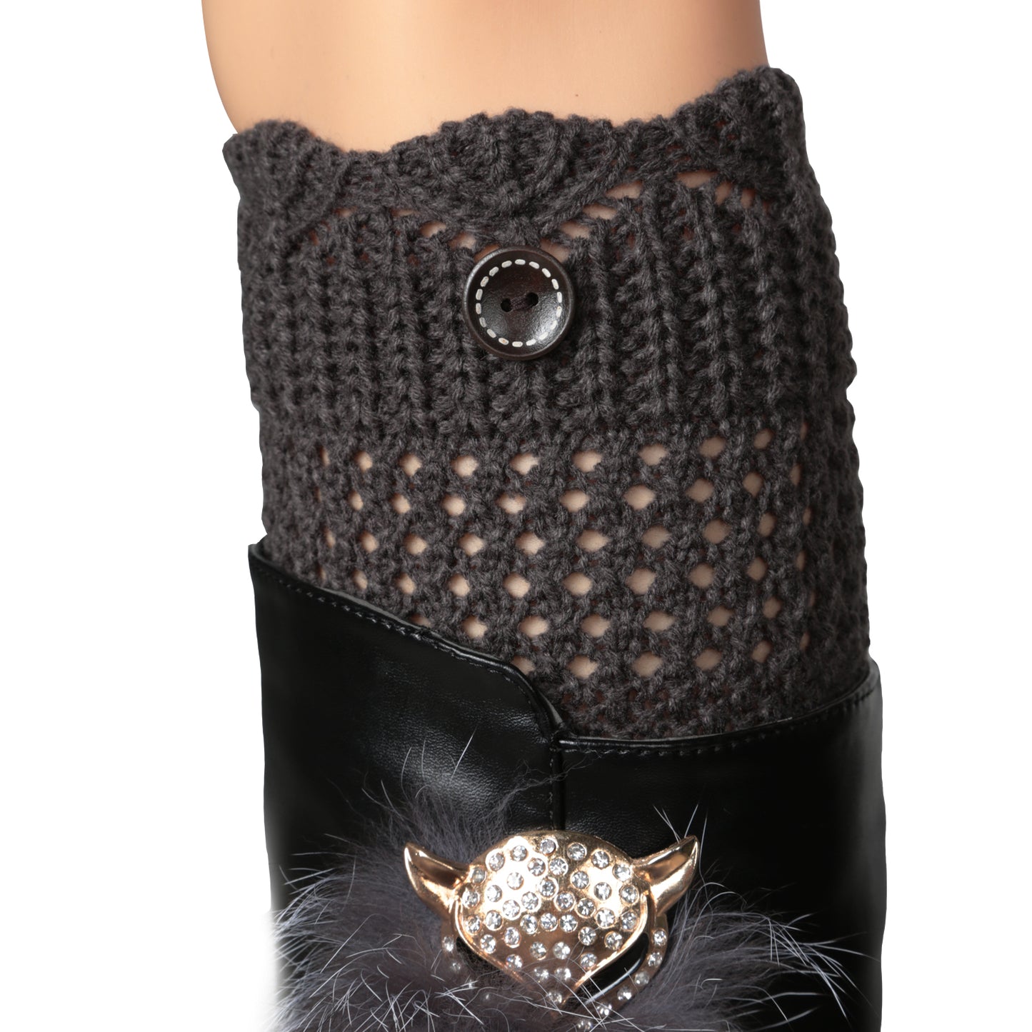 Women Winter Crochet Knit Leg Warmers Apparel & Jewelry Women Apparel