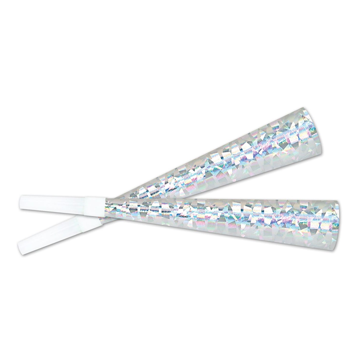 Beistle Silver Prismatic Horn - General Occasion | Party Supply | Decoration