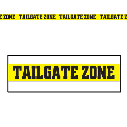 Beistle Tailgate Zone Party Tape - Football | Party Supply | Decoration