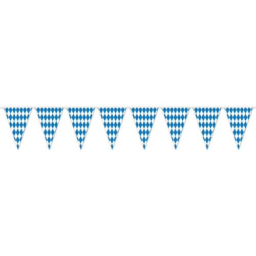Beistle Oktoberfest Pennant Banner, 120 ft | Party Supply | Decoration