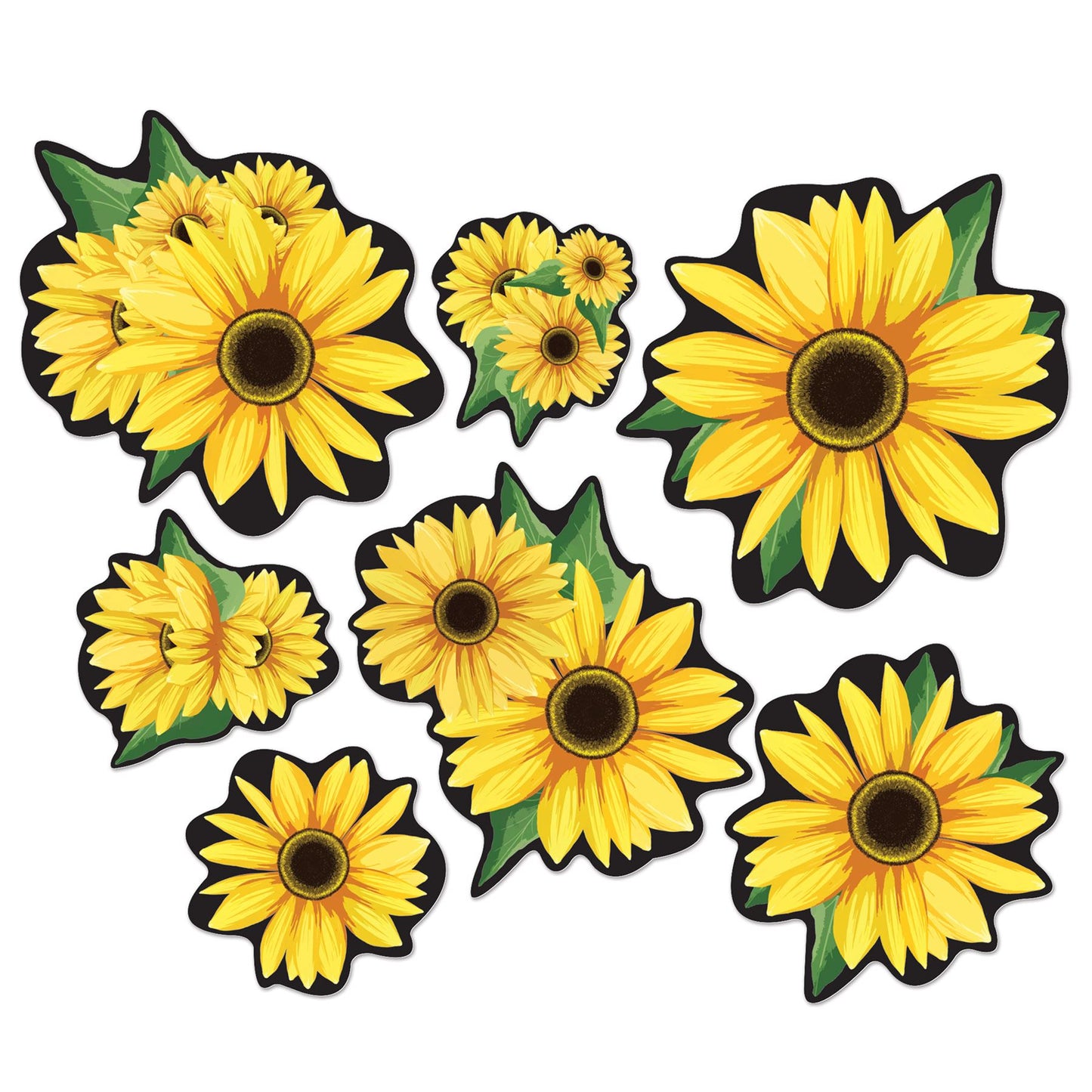 Beistle Sunflower Cutouts - Spring/Summer | Party Supply | Decoration