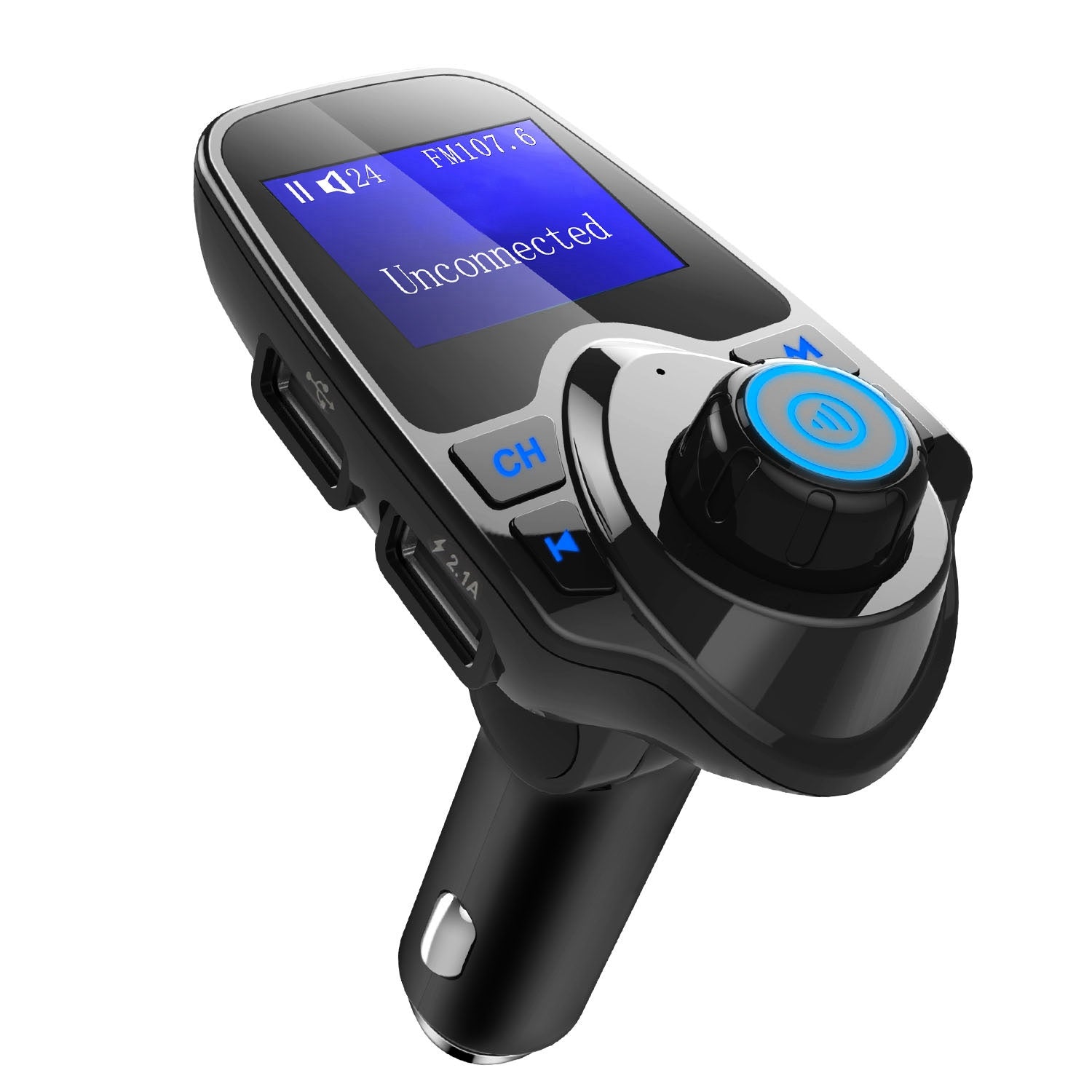 iMounTek Car Wireless FM Transmitter MP3 Player Hand-Free Call USB Charger AUX