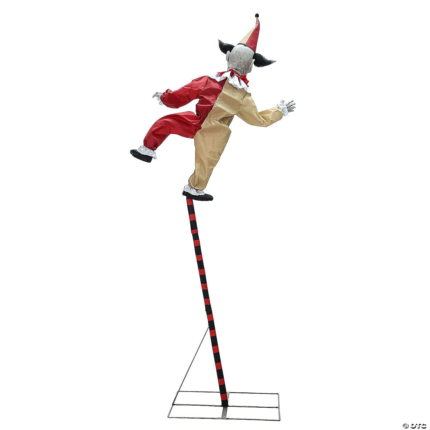 96" Sideshow Balancing Clown Animated Halloween Prop | Halloween Decoration