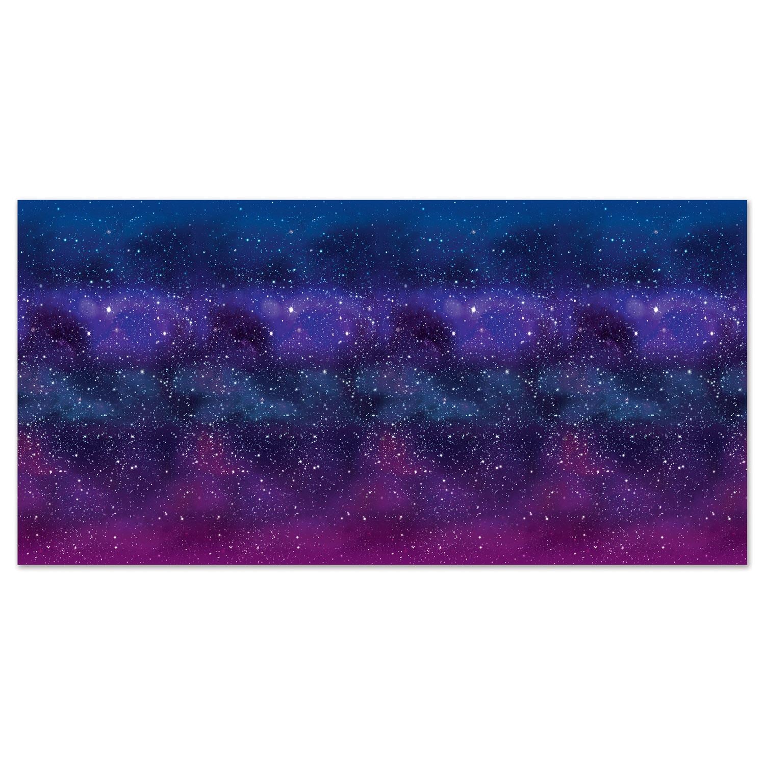 Beistle Galaxy Backdrop - Space | Party Supply | Decoration