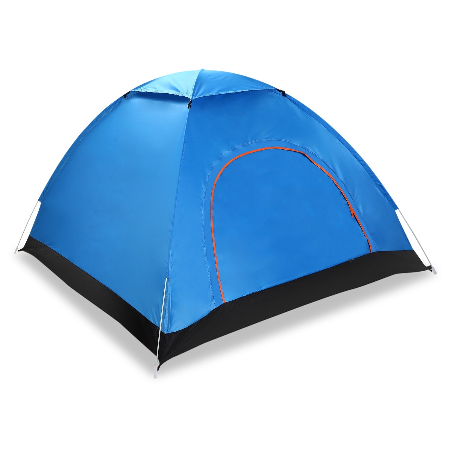 4 Persons Camping Waterproof Tent Pop Up Tent Instant Setup Tent w/2 Mosqui 3712