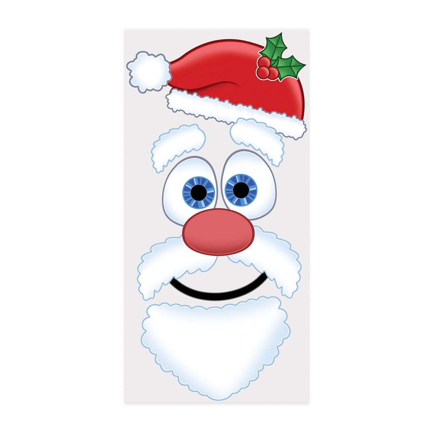 Beistle Santa Face Door Decor - Christmas/Winter | Party Supply | Decoration