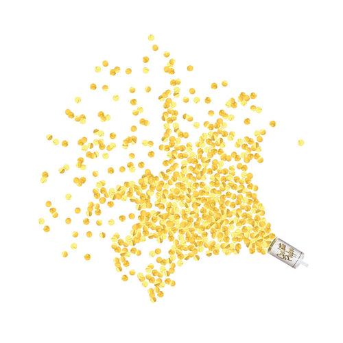 Beistle Push Up Confetti Poppers - Gold - General Occasion | Party Supply