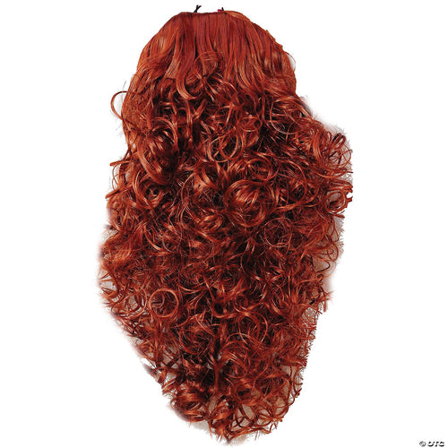 Womens Auburn Curly Fall Wig