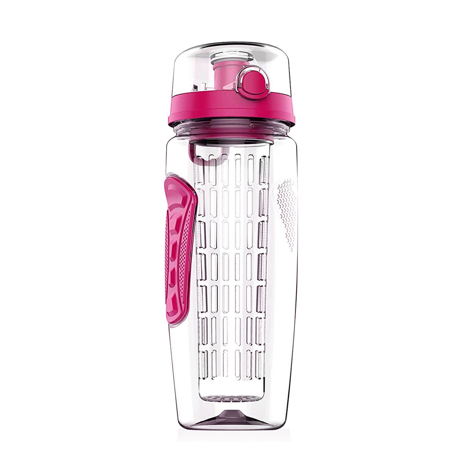 Fruit Infuser Water Bottle 32OZ Juice Shaker Sport w/ Flip Top Lid Anti-Sli 2024