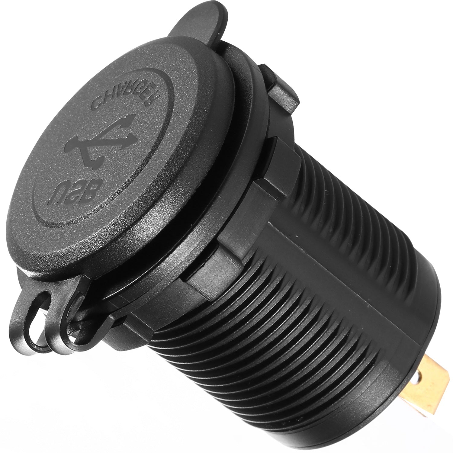 1Pc 2 USB Charger 12-24V Car Cigarette Lighter Socket Splitter Dual USB 2.1A