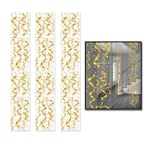 Beistle Serps & Confetti Party Panels - New Years | Party Supply | Decoration