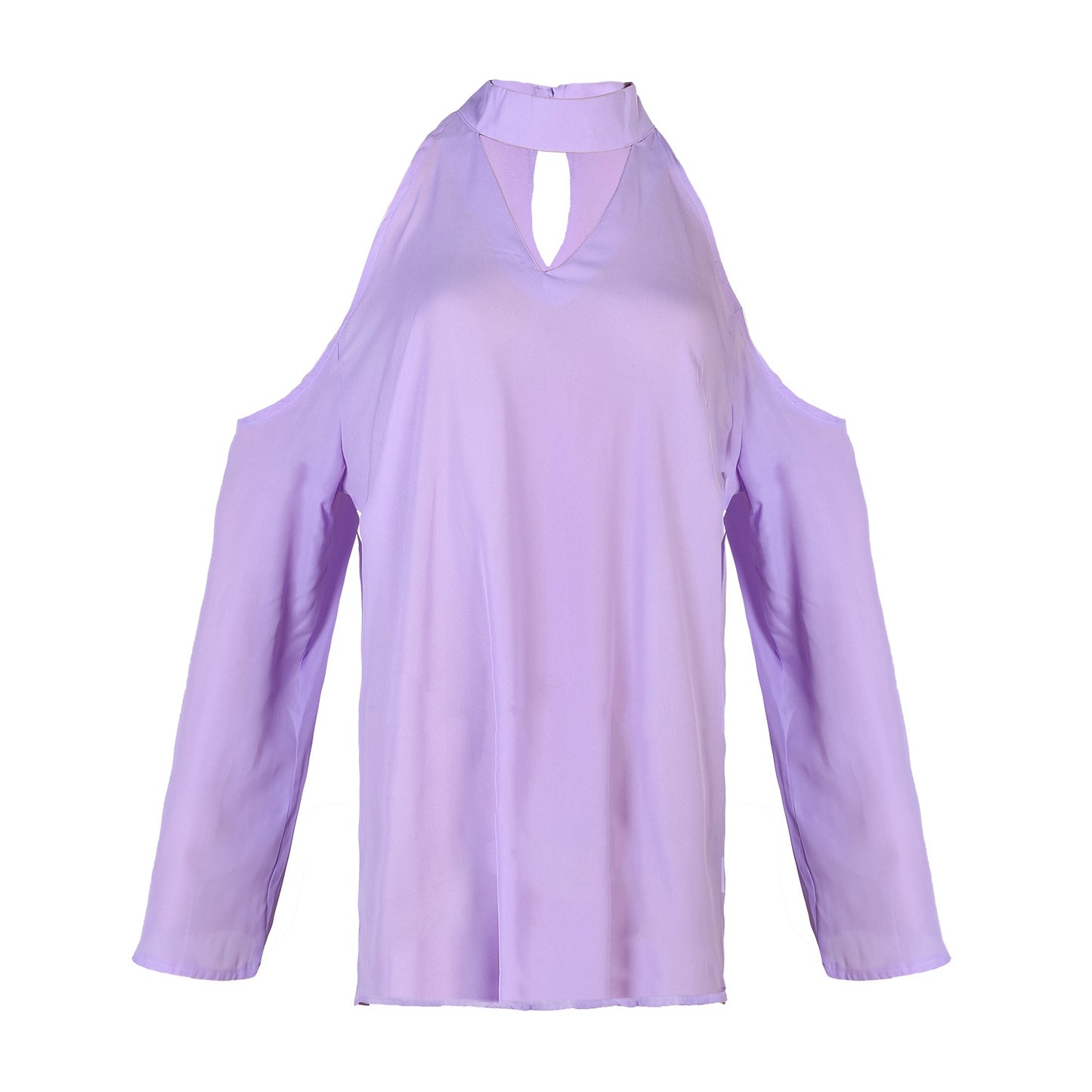 Women s Sexy Off The Shoulder Blouses Cold Shoulder Tops V-Neck Long Sleeve