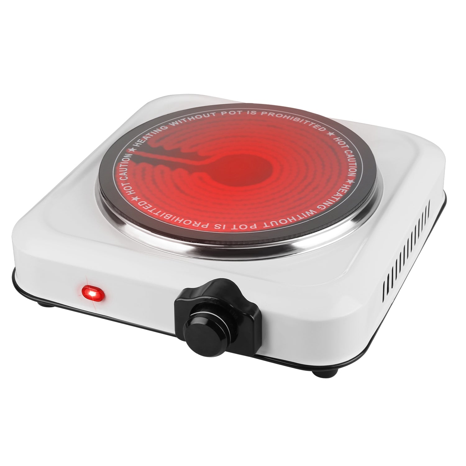 1000W Electric Infrared Single Burner Portable Heating Hot Plate Stove