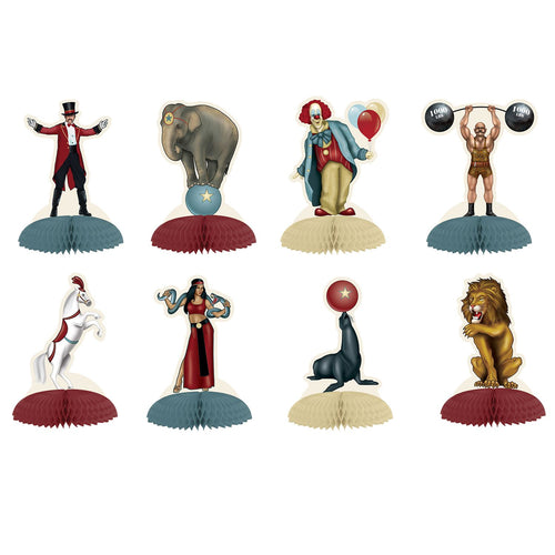 Beistle Vintage Circus Mini Centerpieces | Party Supply | Decoration