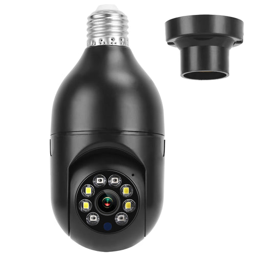 E27 WiFi Bulb Camera 1080P FHD WiFi IP Pan Tilt Security Surveillance Camer 7347