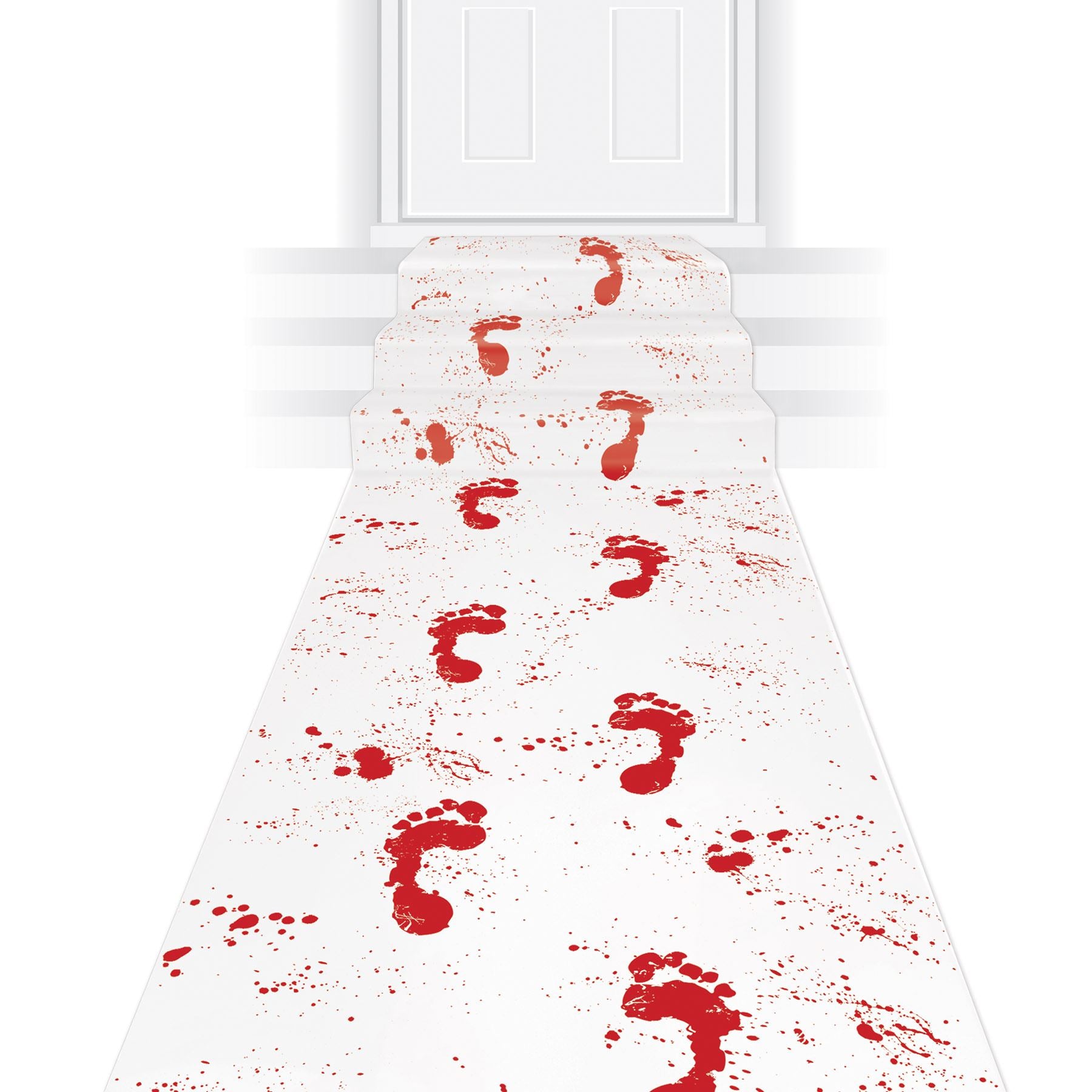 Beistle Bloody Footprints Runner - Halloween | Party Supply | Decoration
