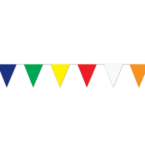 Beistle Multi-Color Outdoor Pennant Banner, 120 ft - General Occasion | Party