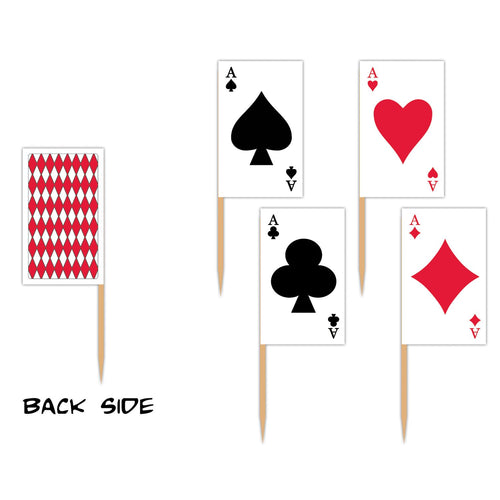 Beistle Playing Card Picks - Casino | Party Supply | Decoration