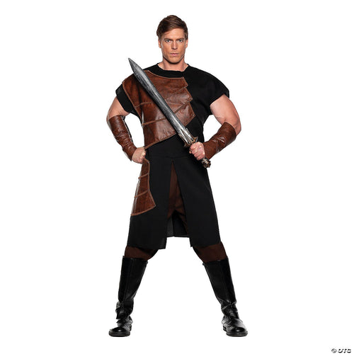 Mens Adult Dragon Slayer Brown Costume