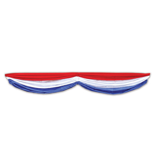 Beistle Patriotic Fabric Bunting | Party Supply | Decoration