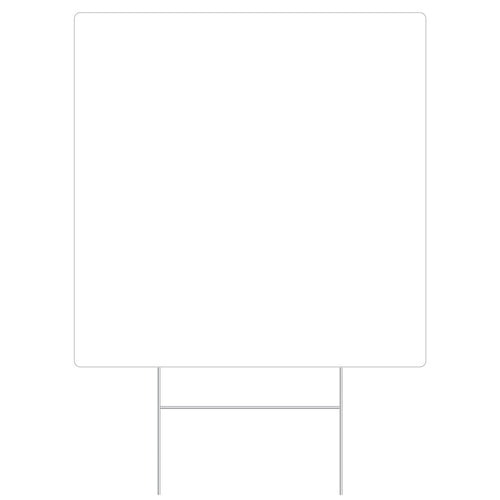 Beistle All Weather "Blank" Yard Sign - General Occasion | Party Supply