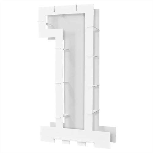 Balloon Mosaic Number 1 Frame