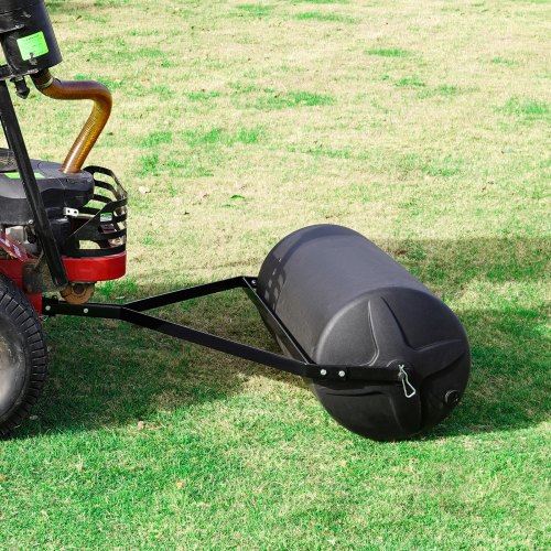 Tow Behind Lawn Roller 400lbs Sand/Water Filled Yard Roller LLDPE Drum