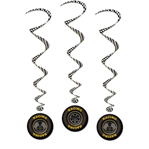 Beistle Race Car Whirls - Racing | Party Supply | Decoration