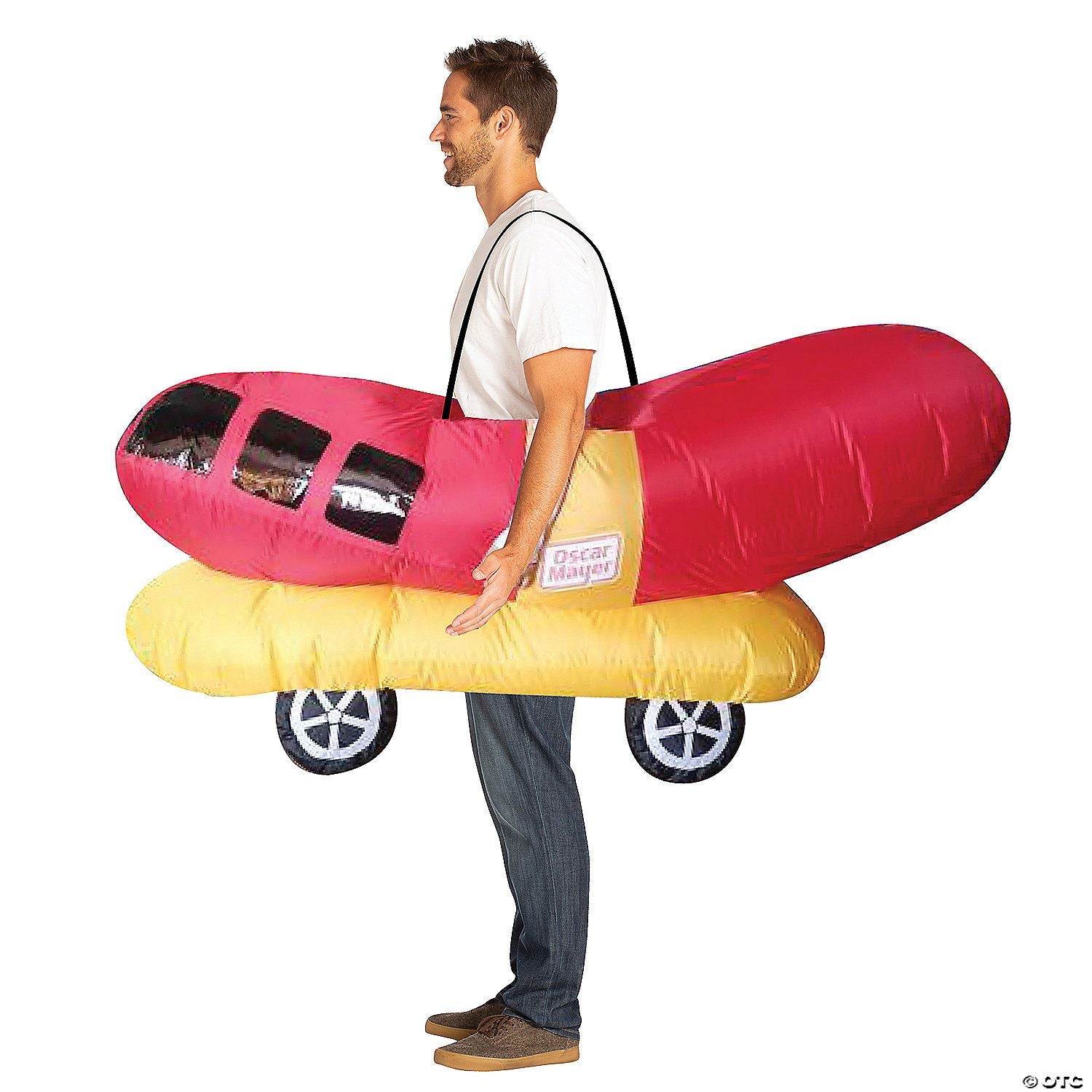 Unisex | Adults Inflatable Oscar Mayer Weiner | Halloween Decoration