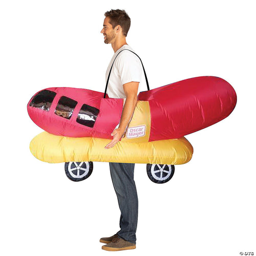 Unisex | Adults Inflatable Oscar Mayer Weiner | Halloween Decoration