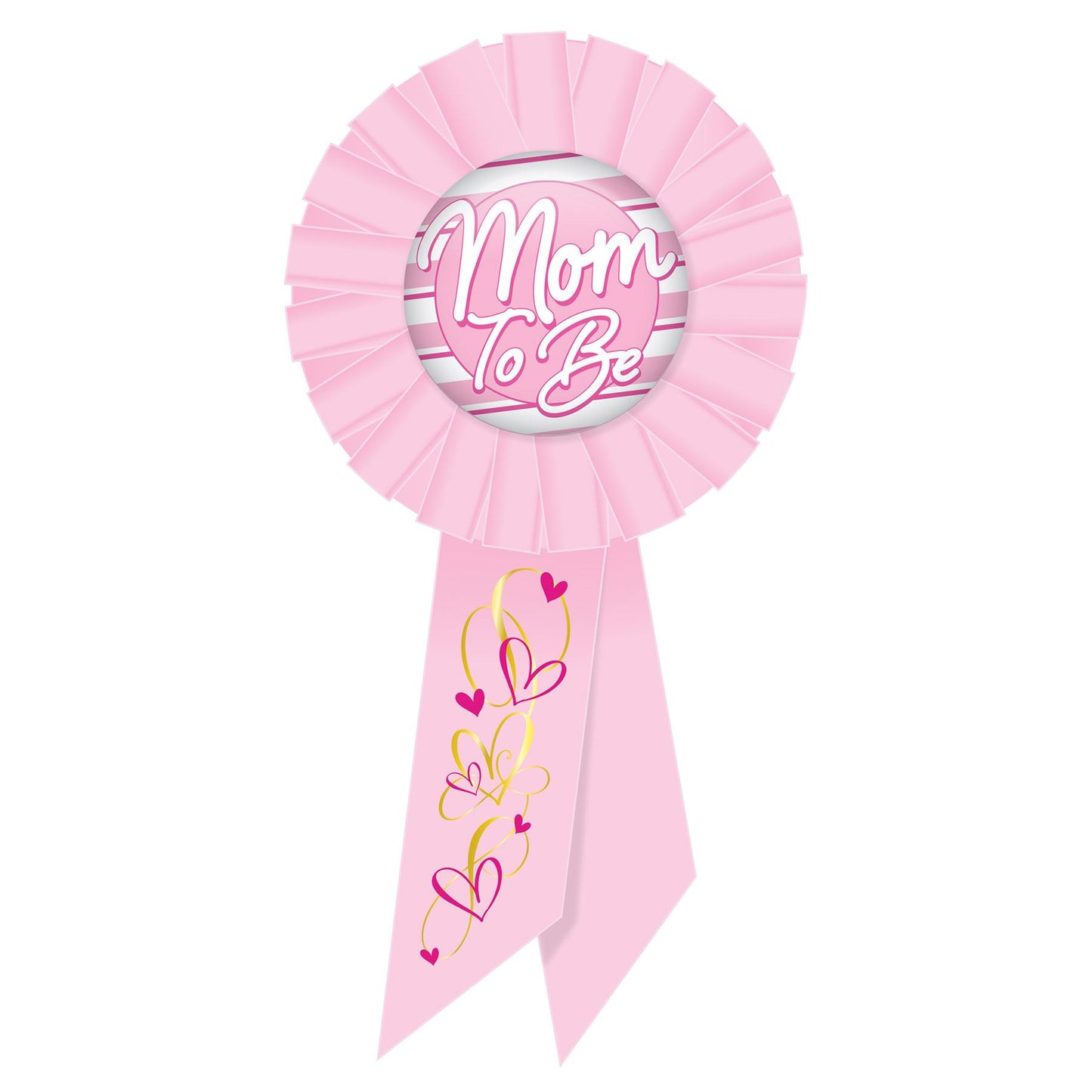 Beistle Mom To Be Rosette - Pink - Baby Shower | Party Supply | Decoration