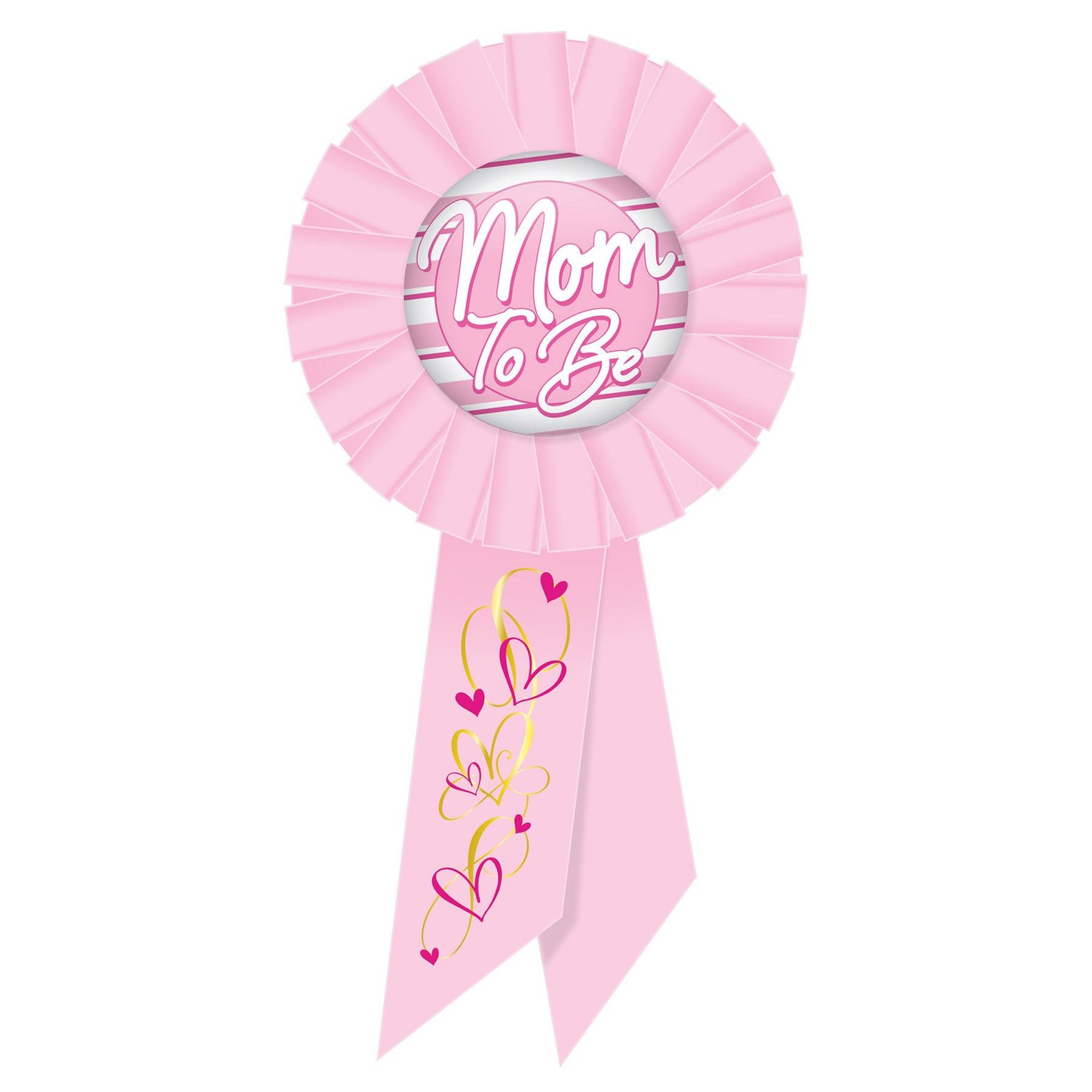 Beistle Mom To Be Rosette - Pink - Baby Shower | Party Supply | Decoration