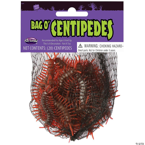 Bag of Centipedes Decoration - 20 Pc. | Halloween Decoration