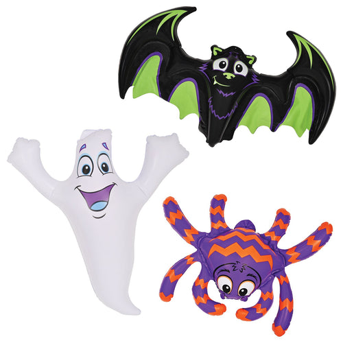 Beistle Inflatable Bat, Ghost & Spider - Halloween | Party Supply | Decoration