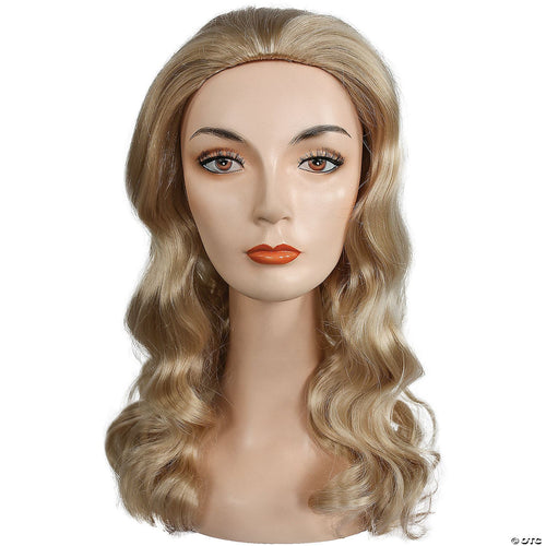 Womens Long Page Wig | Champagne Blonde