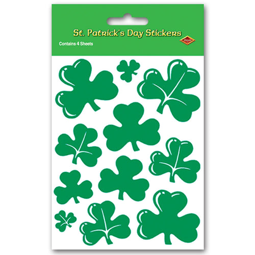 Beistle Shamrock Stickers - St. Patricks | Party Supply | Decoration
