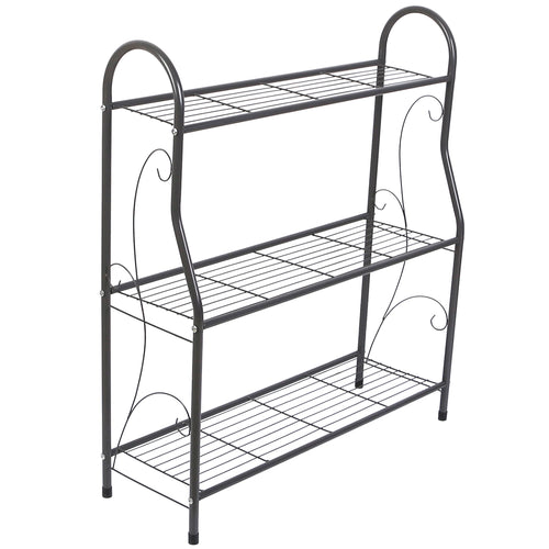 3 Tier Plant Stand Shelf Flower Pot Holder Display Rack 88LBS Utility Storage