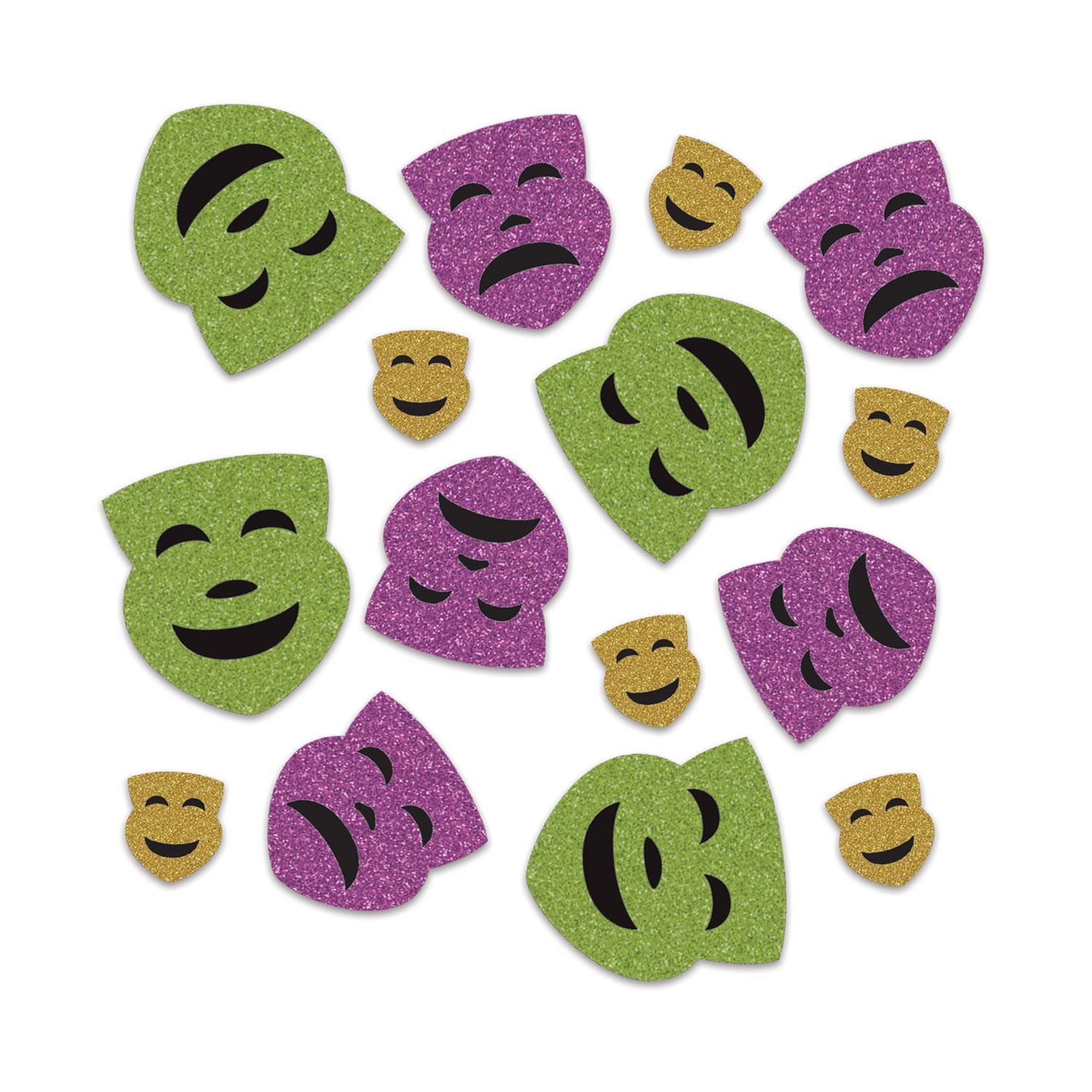 Beistle Mardi Gras Deluxe Sparkle Confetti | Party Supply | Decoration