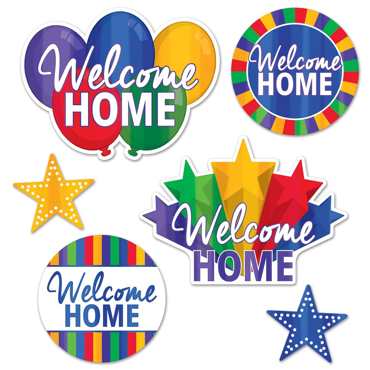 Beistle Foil Welcome Home Cutouts - General Occasion | Party Supply